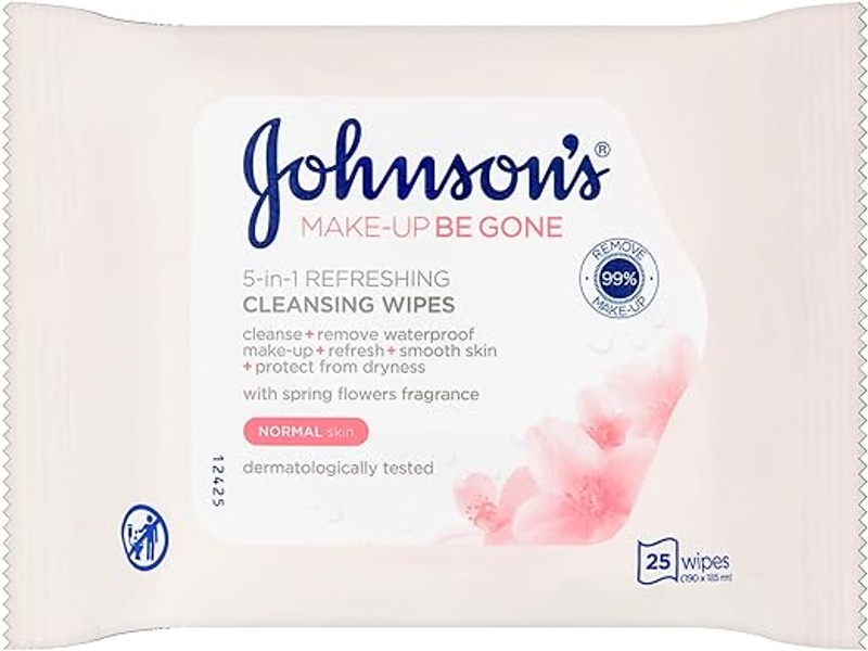 Johnsons Face Care Wipes 25 Refreshing