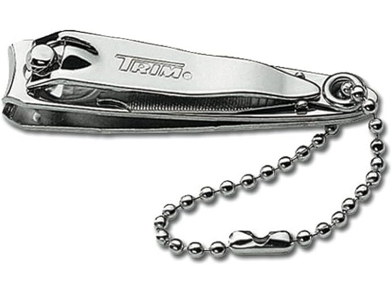 TRIM FINGERNAIL CLIPPER WITH FILE CHAIN N-0047