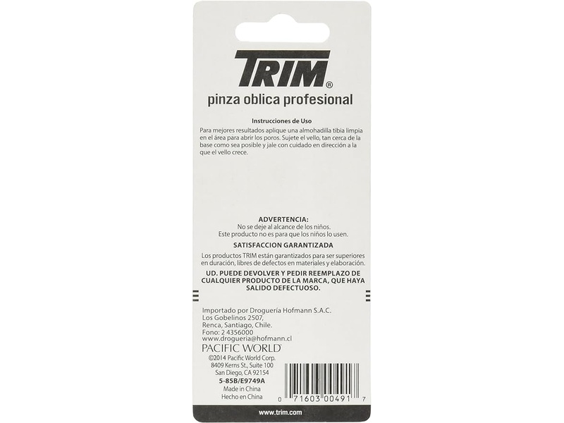 TRIM TWEEZER STANILESS STEEL BLACK N-00491