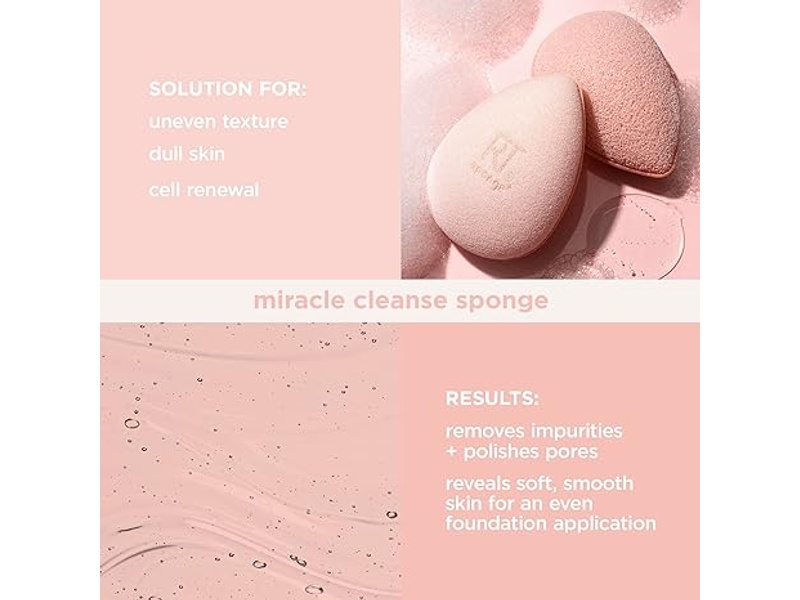 REAL MIRACLE CLEANSE SPONGE PURIFY EXFOLIATE N-4222