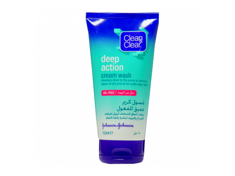 Clean & clear deep action cream wash 150ml