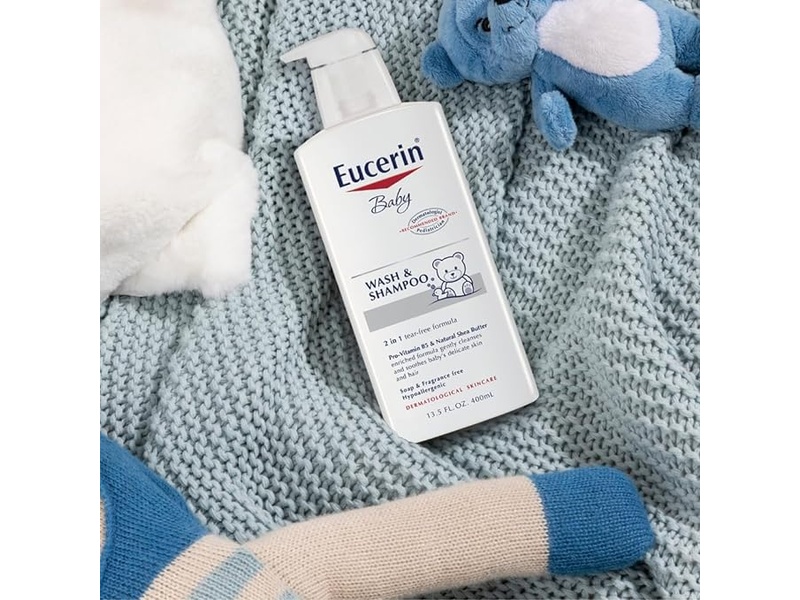 EUCERIN BABY WASH & SHAMPOO FRAGRANCE FREE 400ML