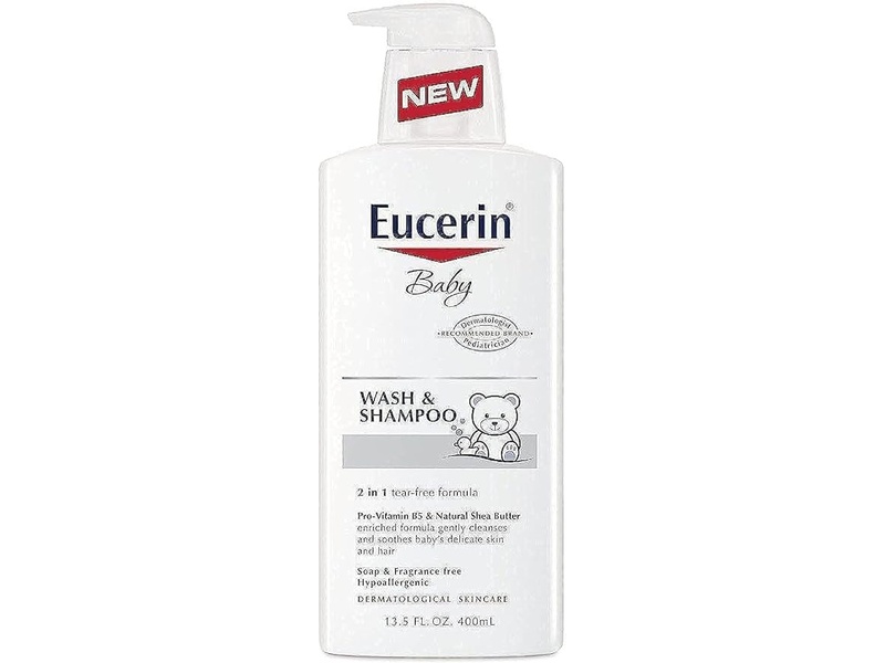 EUCERIN BABY WASH & SHAMPOO FRAGRANCE FREE 400ML