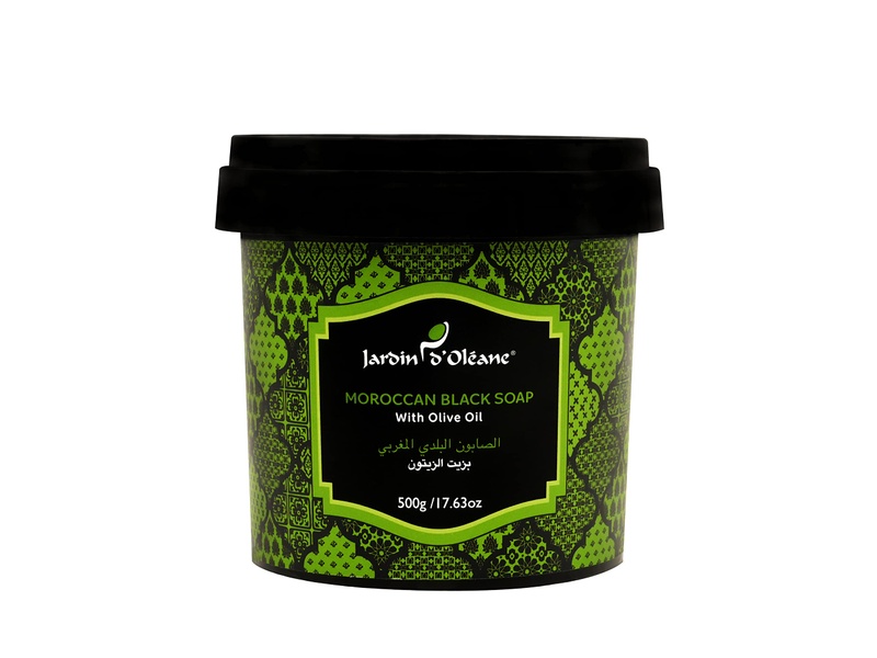 JARDIN OLEANE MOROCCAN BLACK SOAP OLIVE 500GM