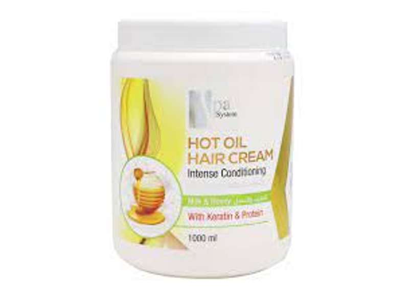 SPA HOT OIL HAIR CREAM MILK & HONEY 1000ML