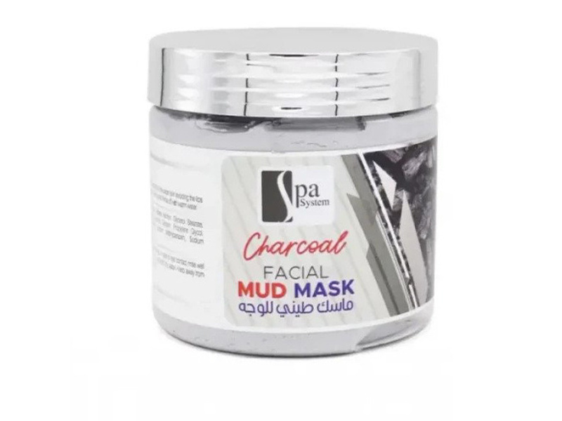 SPA FACIAL MUD MASK CHARCOAL 500ML