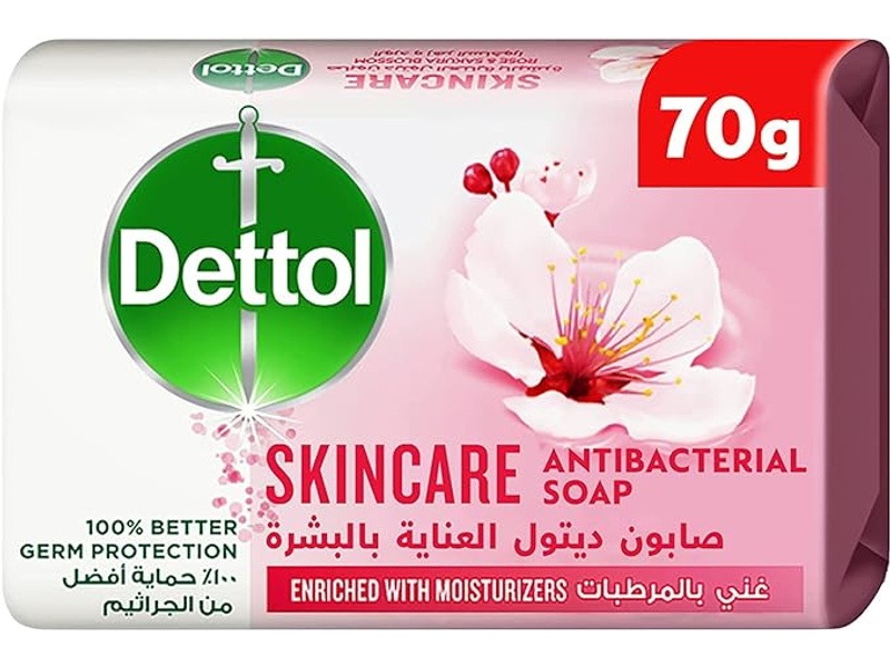 Dettol anti bacterial skin care soap 70gm