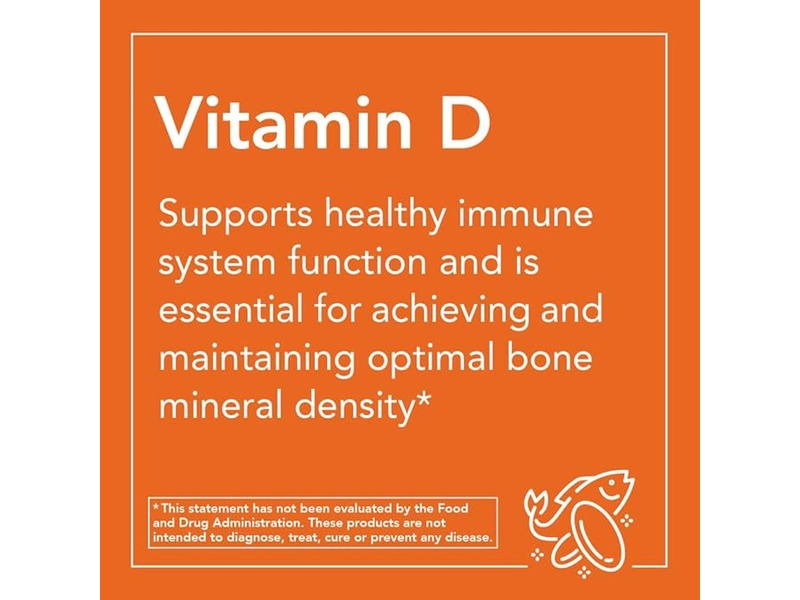 NOW FOODS VITAMIN D-3 5000 IU 120 SOFTGELS