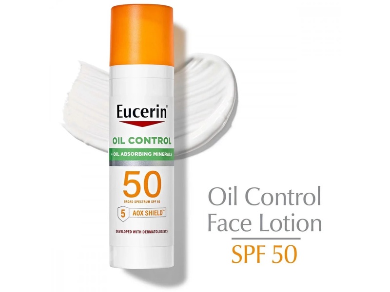 EUCERIN OILY SKIN CONTROL LIGHTWEIGHT FACE SUNSCREEN LOTION SPF 75ML