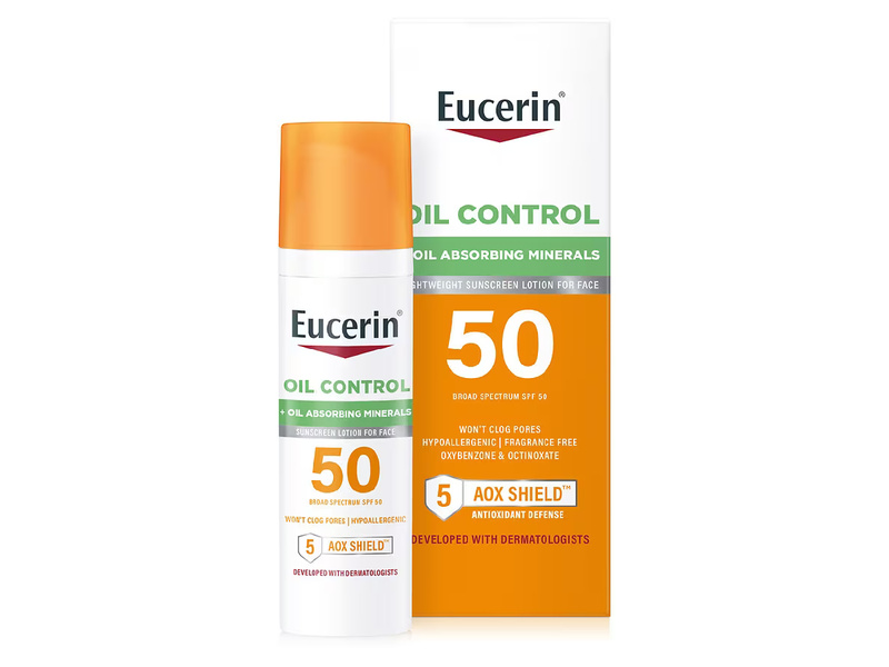 EUCERIN OILY SKIN CONTROL LIGHTWEIGHT FACE SUNSCREEN LOTION SPF 75ML