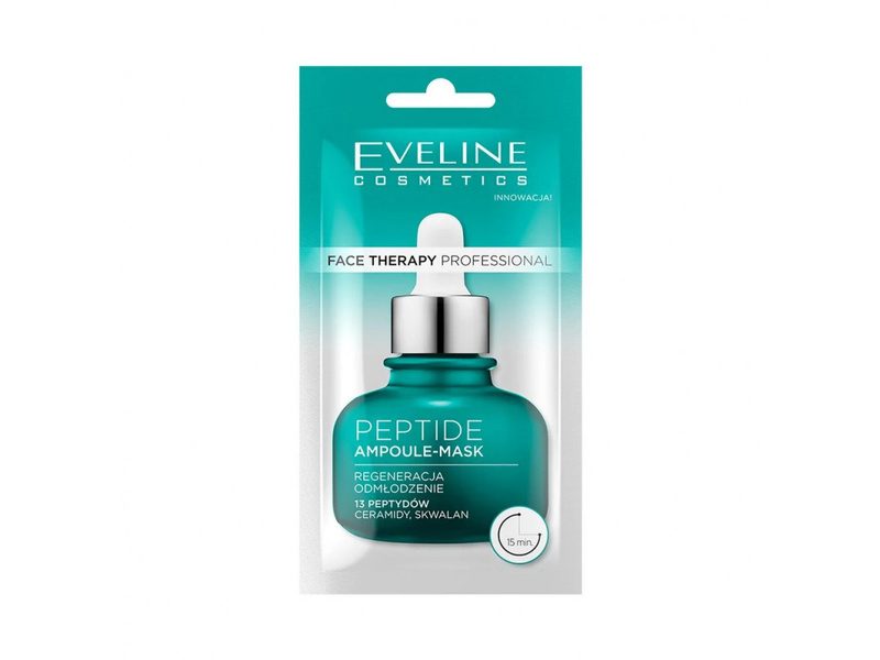 EVELINE FACE THERAPY AMPOULE MASK PEPTIDE 8ML