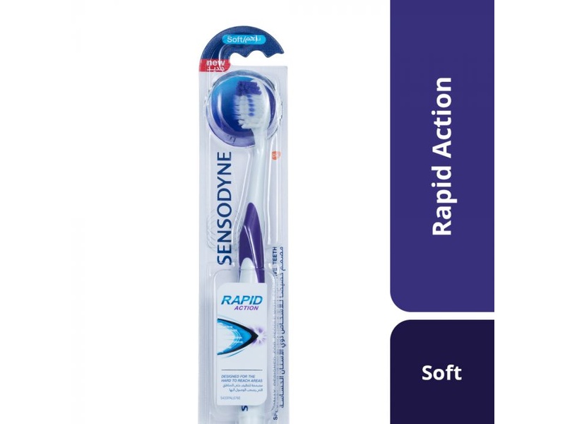Sensodyne toothbrush rapid action soft