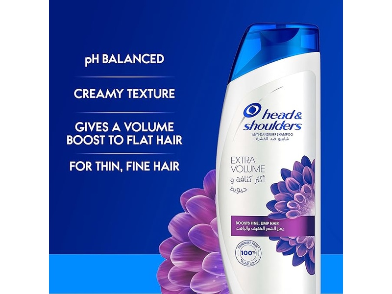 Head & shoulders extra volume anti-dandruff shampoo 400ml