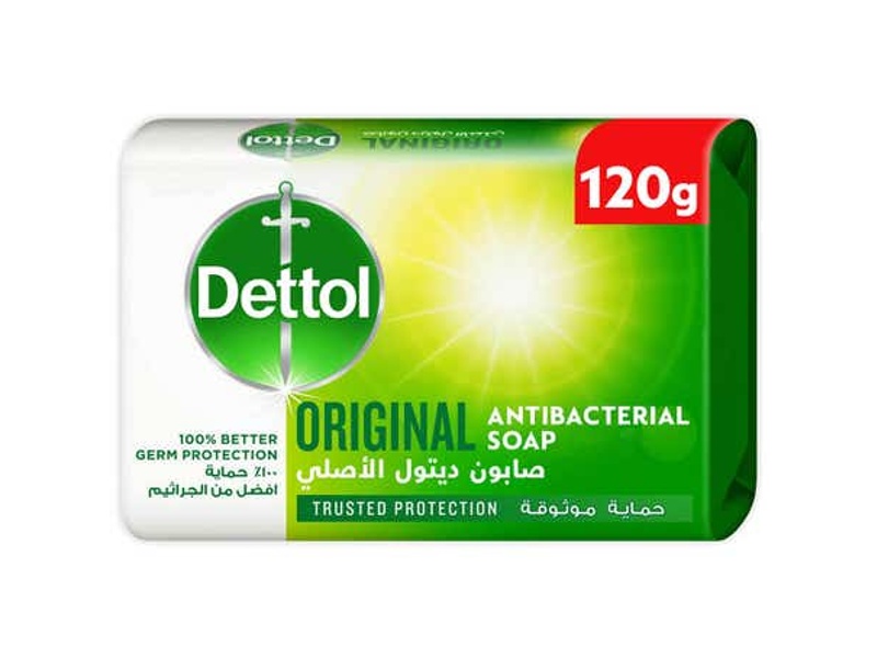 DETTOL SOAP BAR ORIGINAL 120GM (1X6)