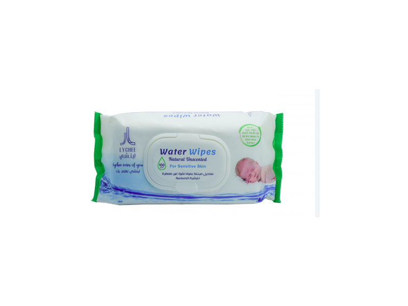 WATER WIPES UNSCENTED 100 WIPES 5652