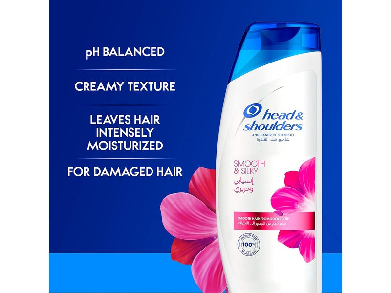 Head & shoulders smooth and silky shampoo 400ml