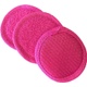 CECILIA RED REUSABLE MAKEUP REMOVER PADS 3 PADS