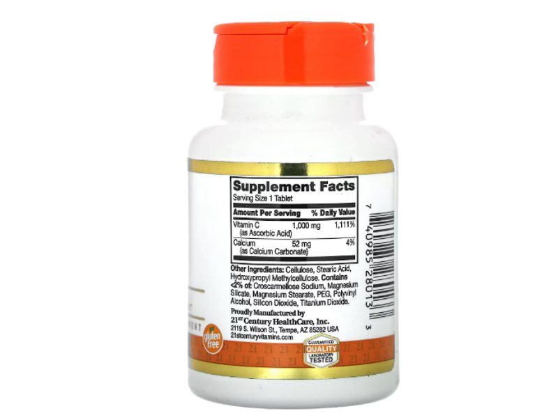 21ST CENTURY VITAMIN C 1000MG (60TABLETS)