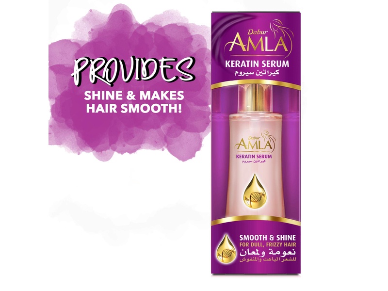 Dabur amla smooth & shine keratin hair serum 50ml