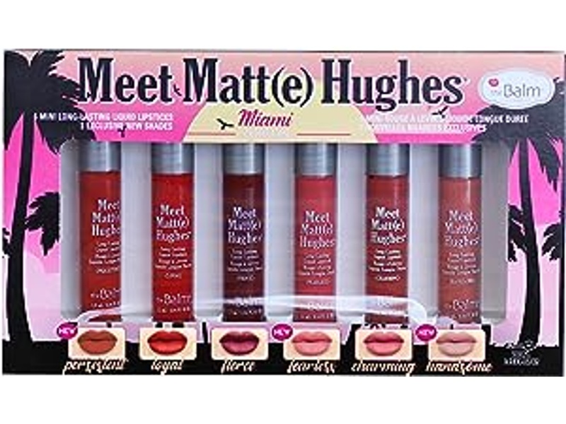 MEET MATT(E) HUGHES 6 MINI LIQUID LIPSTICKS-MIAMI