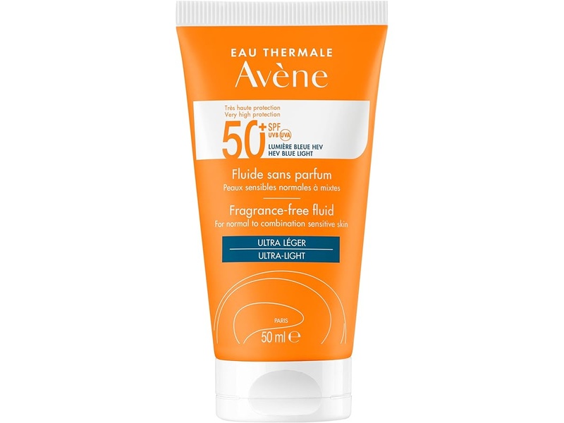 AVENE FLUIDE SANS PARFUM 50+SPF ULTRA LEGER 50ML