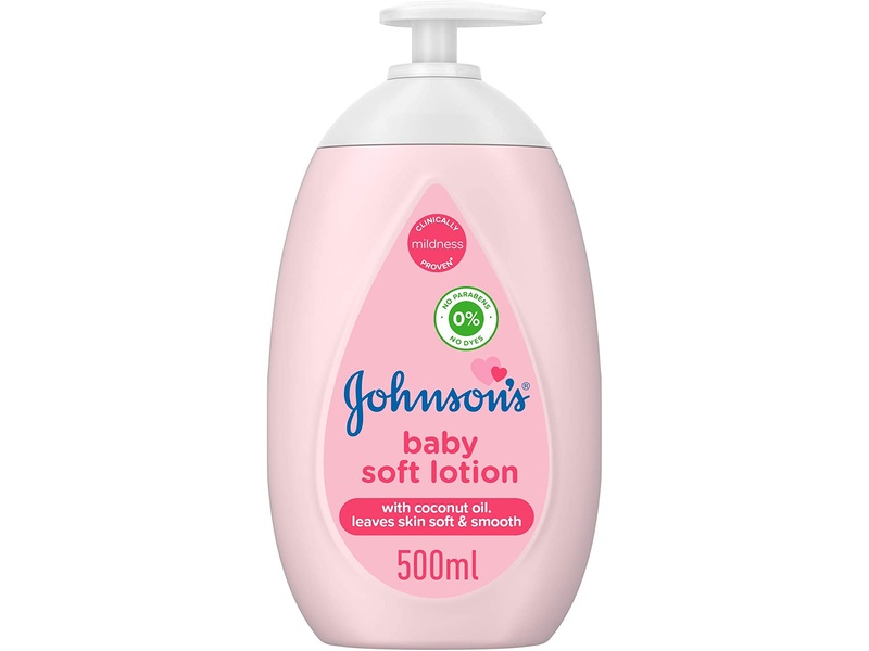 Johnsons baby soft lotion 500ml