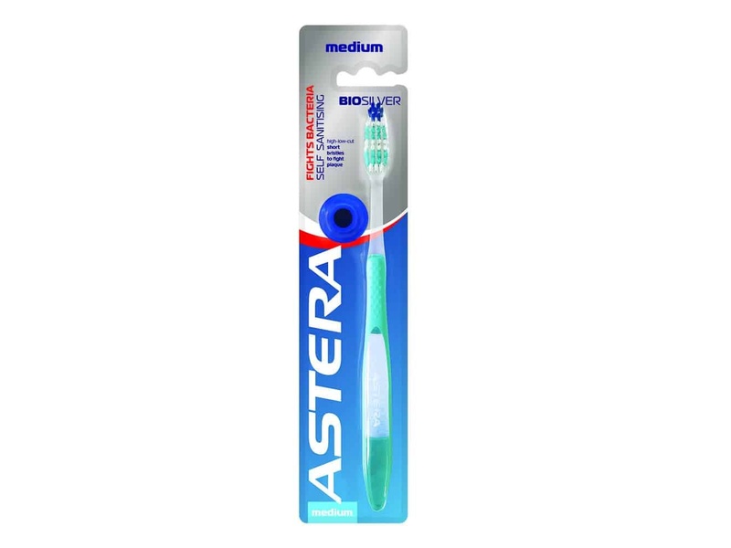 ASTERA TOOTHBRUSH BIO SILVER MEDIUM