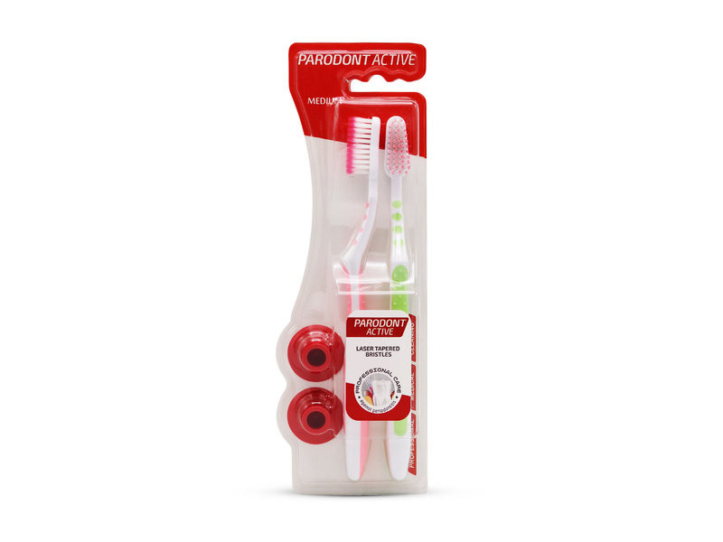 PARODONT ACTIVE TOOTHBRUSH 1+1 MEDIUM