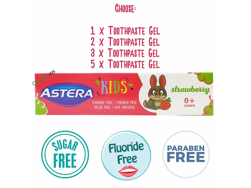 ASTERA KIDS TOOTHPASTE STRAWBERRY 0+YEARS