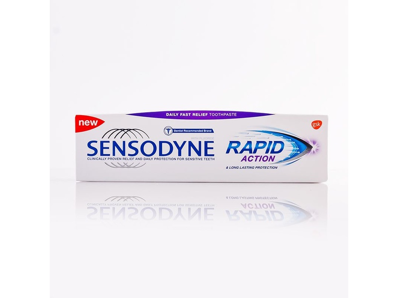 Sensodyne tooth paste  rapid relif action