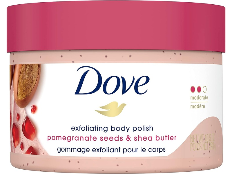 DOVE SCRUB POMEGRANATE SEEDS & SHEA BUTTER 298GM