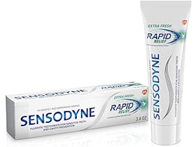 Sensodyne tooth paste  rapid whitening 75ml