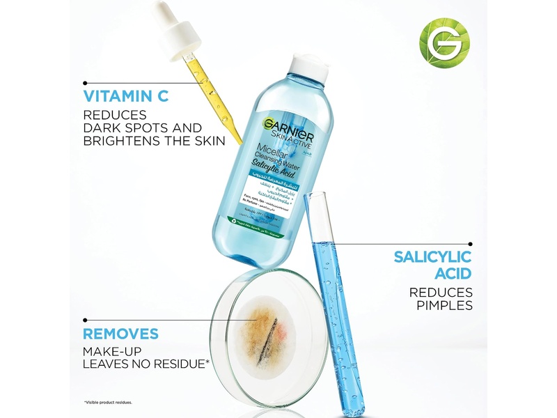 GARNIER MICELLAR CLEANSING WATER SALICYLIC ACID 400ML