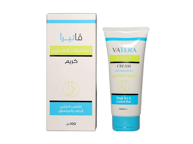 Vatera Foot Cream with Vit A,C,E 100 ml