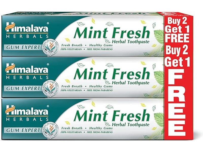 HIMALAYA MINT FRESH HERBAL TOOTHPASTE 100ML (3 PACK)