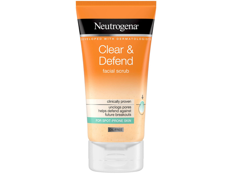 NEUTROGENA CLEAR+DEFEND FACIAL SCRUB 150ML