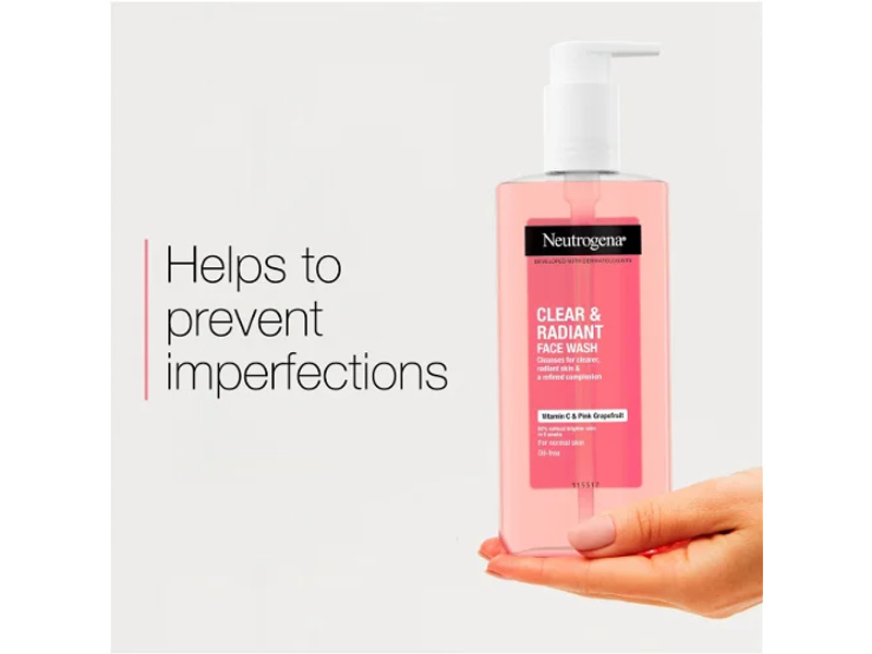 NEUTROGENA VISIBLY CLEAR PINK GRAPEFRUIT FACIAL WASH 200ML