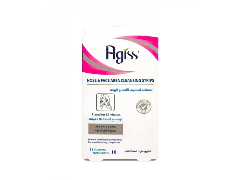 Agiss cleansing strips for face & nose 10p