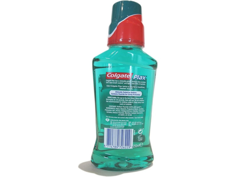 COLGATE MOUTH RINSE 250ML PLAX SOFT MINT GREEN