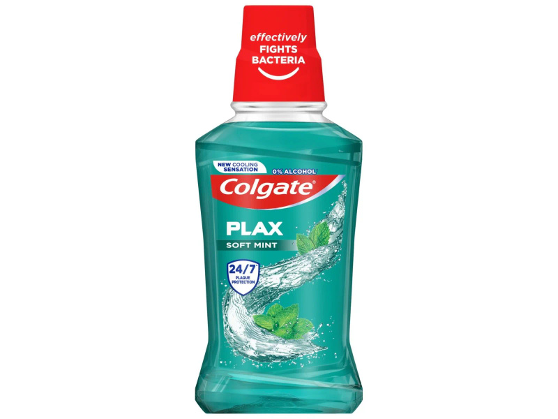 COLGATE MOUTH RINSE 250ML PLAX SOFT MINT GREEN