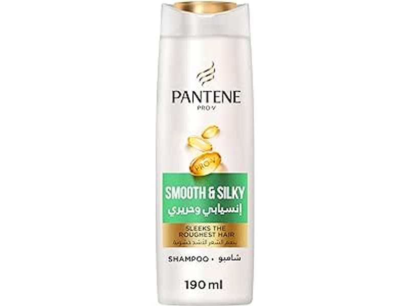 Pantene shampoo 190ml smooth-silky