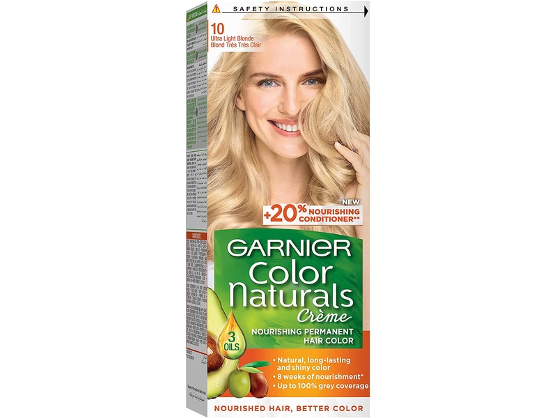 Garnier hair color ultra light blonde 10