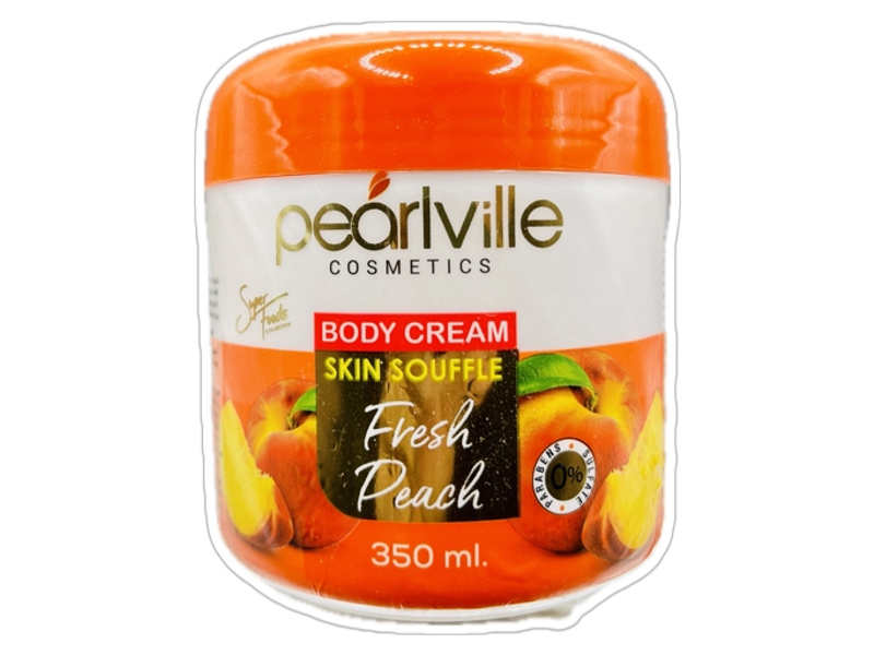 PEARLVILLE BODY CREAM FRESH PEACH 350ML