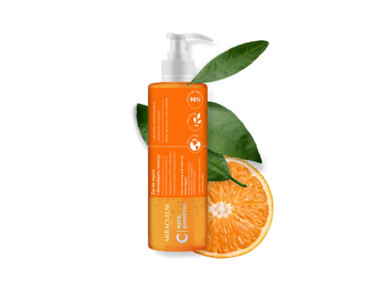 MIRACULUM VITAMIN C FACE CLEANSING MAKE UP REMOVING GEL 200ML