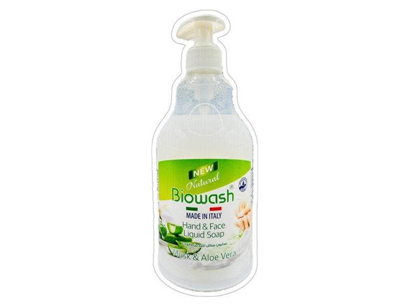 BIOWASH HAND & FACE LIQUID SOAP ALOE VERA  750ML