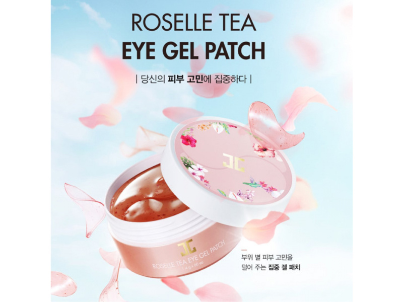 JAYJUN ROSELLE TEA EYE GEL PATCH 1.4G X 60EA