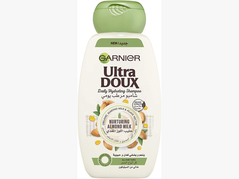 Garnier ultra doux almond milk hydrating shampoo 400ml
