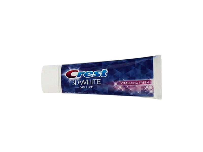 Crest 3d white deluxe vitalizing fresh toothpaste - 75ml