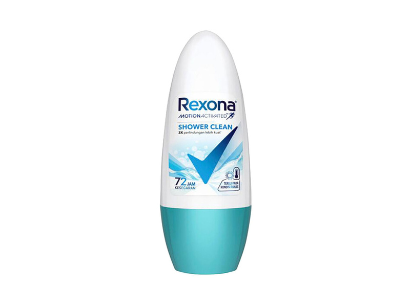 REXONA DEODORANT ROLL 50GM SHOWER CLEAN