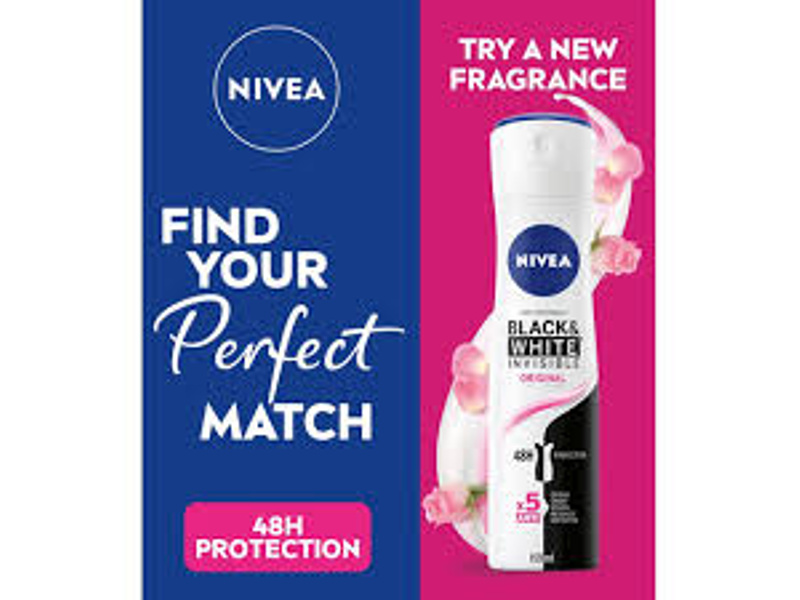 Nivea spray invis b/w original women 150ml